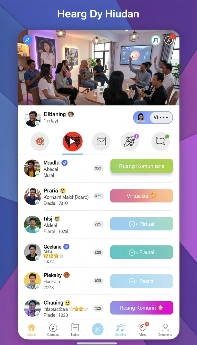 Tampilan utama aplikasi Review Aplikasi c8vip yang intuitif dan efisien.