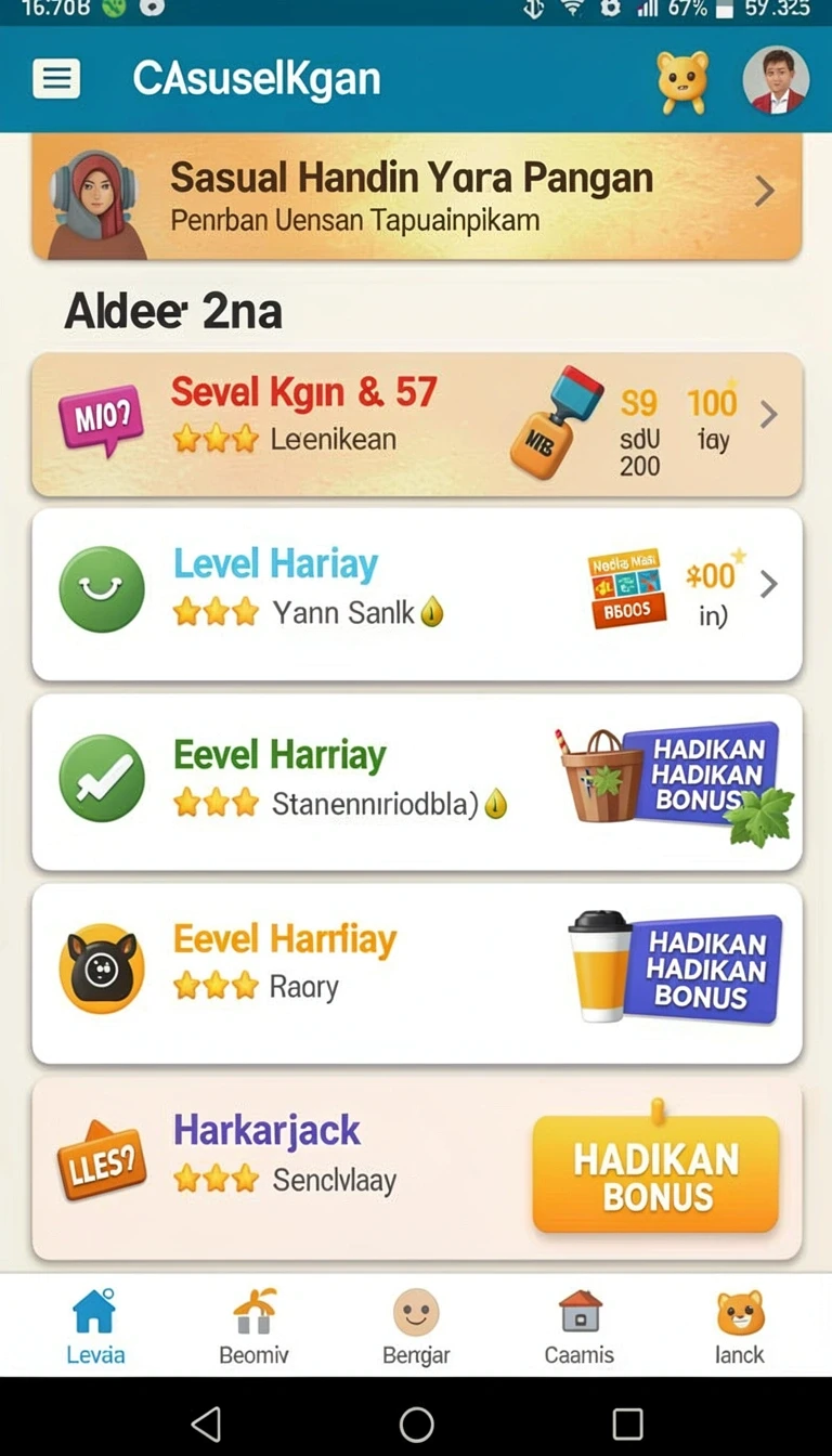 Tampilan utama aplikasi Review Aplikasi pasar123 yang intuitif dan efisien.