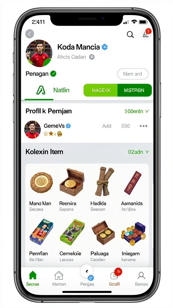 Tampilan utama aplikasi Review Aplikasi sd107 yang intuitif dan efisien.